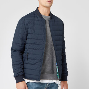 KENZO Men's Padded Reversible Jacket - Navy Blue