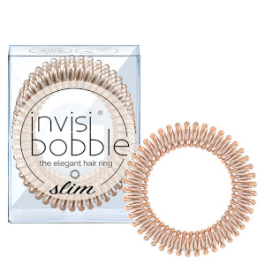 invisibobble Slim Elegant Hair Ties - Bronze (Pack of 3)