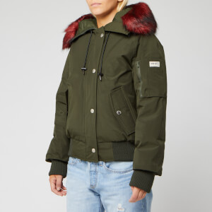 KENZO Women's Technical Outerwear Nylon Parka - Khaki