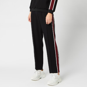 KENZO Women's Crepe Back Satin Trousers - Black