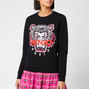 KENZO Women's Classic Tiger Light Moleton Sweatshirt - Black