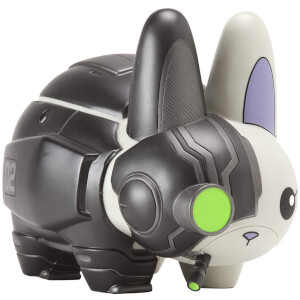 Kidrobot Labbit Figure Cyborg Black Nemesis 7 Inch