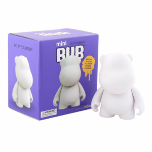 Kidrobot MunnyWorld Mini Bub 4"" Vinyl Figure White