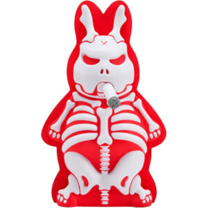 Kidrobot Kozik Skeleton Labbit Under The Bed Black Edition 10 Inch Vinyl Figure