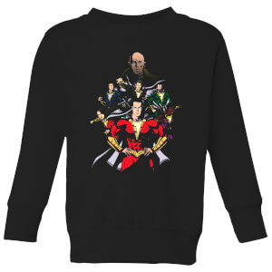 Shazam Team Up Kids' Sweatshirt - Black
