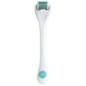 Beauty ORA Facial Microneedle Roller System - Aqua Head with White Handle 0.25mm