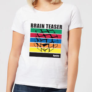 Rubik's Brain Teaser Women's T-Shirt - White