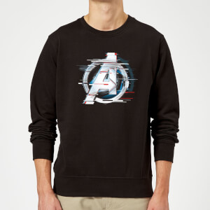 Sweat-shirt Avengers: Endgame Logo Blanc Homme - Noir
