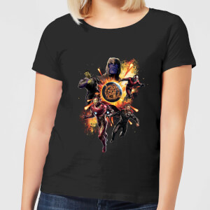 Avengers: Endgame Explosion Team Damen T-Shirt - Schwarz
