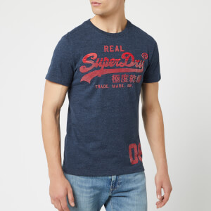 Superdry Men's Vintage Logo T-Shirt - Montana Blue Grit