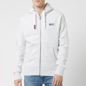 Superdry Men's Orange Label Zip Hoody - Ice Marl