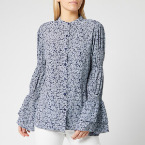 MICHAEL MICHAEL KORS Women's Painterly Reef Top - True Navy