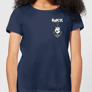 Popeye Anchor Women's T-Shirt - Navy