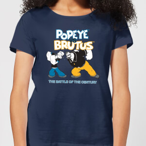 Popeye Popeye Vs Brutus Women's T-Shirt - Navy