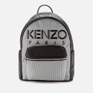 KENZO Women's Neoprene Logo Backpack - Silver