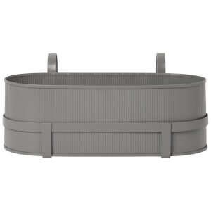 Ferm Living Bau Balcony Pot - Warm Grey