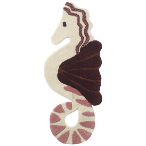 Ferm Living Kids' Seahorse Tufted Wall/Floor Decoration