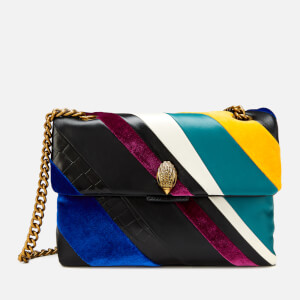 Kurt Geiger Women's Large Kensington S Bag - Black/Green