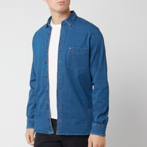 Tommy Hilfiger Men's Organic Stretch Denim Shirt - Indigo