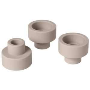 Blomus Trio Candle & Tealight Holder - Set of 3 - Rose Dust