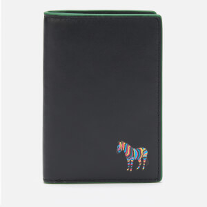 PS Paul Smith Men's Zebra Patch Card Holder - Black
