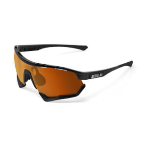 Scicon Aerotech Sunglasses SCN-XT Photochromic Bronze Mirror Lens - Black Gloss Frame