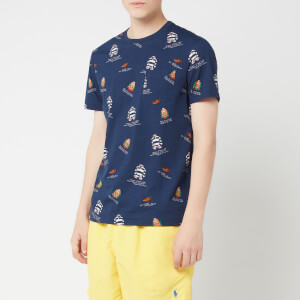 Polo Ralph Lauren Men's Multi Bear T-Shirt - Newport Navy