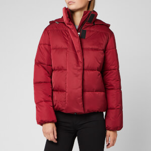 HUGO Women's Fenjas Short Puffa Jacket - Open Red
