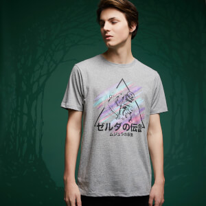 Camiseta Legend Of Zelda Máscara de Majora - Gris