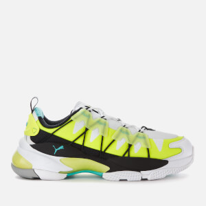 Puma Men's LQD Cell Omega Lab Trainers - Puma White/Yellow Alert