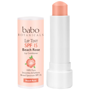 Babo Botanicals SPF15 Tinted Lip Conditioner - Beach Rose 0.15oz