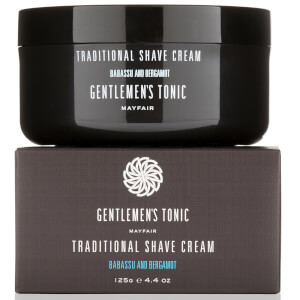 Gentlemen's Tonic Babassu and Bergamot Traditional Shave Cream 125g (Free Gift) Gentlemen's Tonic Babassu and Bergamot Traditional Shave Cream 125g (Free Gift)