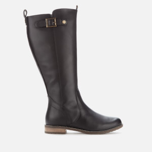 Barbour Women's Rebecca Leather Calf Length Boots - Black