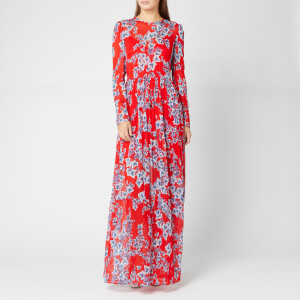 Philosophy di Lorenzo Serafini Women's Leaf Print Maxi Dress - Red