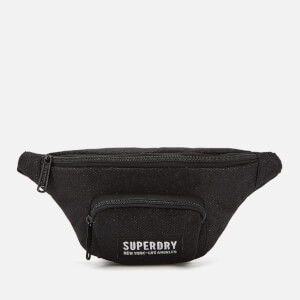 Superdry Women's Glitter Mesh Bumbag - Black