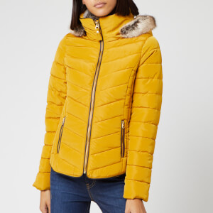 Joules Women's Gosway Chevron Padded Jacket - Caramel