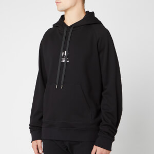 Neil Barrett Men's Triptych Thunderbolt Hoody - Black/White