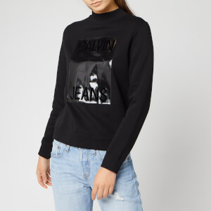 Calvin Klein Jeans Women's Box Logo Sweat - Black