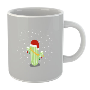 Cactus Santa Hat Mug