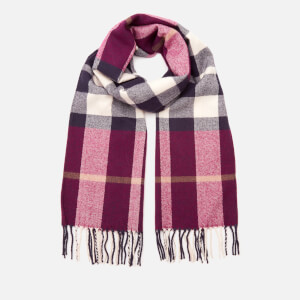 Joules Women's Bracken Check Scarf - Dark Green Check