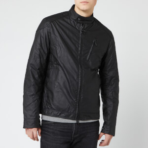 Barbour International Men's Argyle Wax Jacket - Black