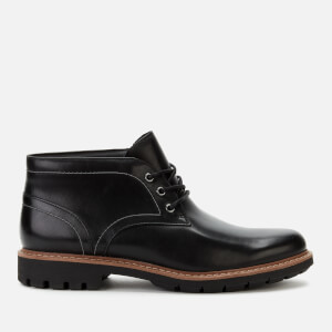 Clarks Men's Batcombe Lo Leather Chukka Boots - Black