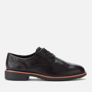 Clarks Women's Griffin Lane Leather Derby Shoes - Black