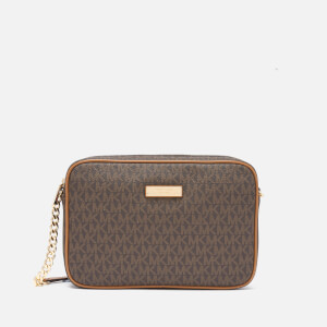 MICHAEL MICHAEL KORS Women's Jet Set Large East West Cross Body Bag - Brown