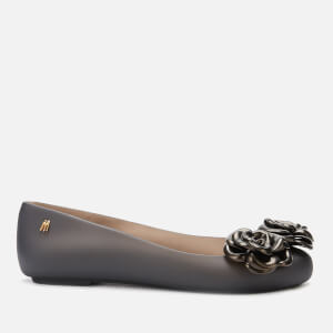 Melissa Women's Space Love Flower Ballet Flats - Black