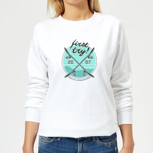 Braille Skateboarding Limited Edition First Try Women's Sweatshirt – White