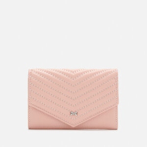 Ted Baker Women's Nourr Quilted Envelope Small Bifold Purse - Pink