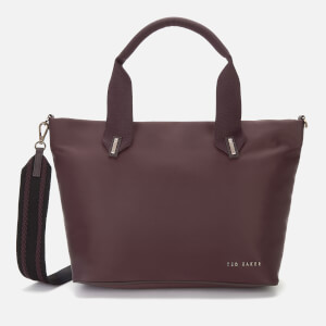 Ted Baker Women's Macieyy Chunky Zip Small Nylon Tote Bag - Oxblood