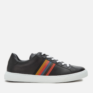 Paul Smith Men's Hansen Leather Cupsole Trainers - Black Artist Stripe