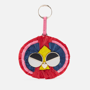Kate Spade New York Women's Spademals Raffia Preeny Peacock Dangle - Hibiscus Tea Multi